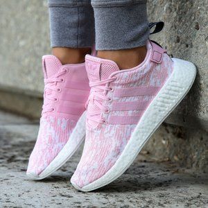 RARE Adidas Original Sneakers Pale Pink white NMD